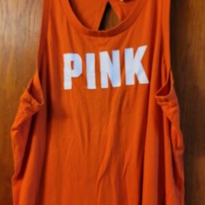 PINK Victoria's Secret Orange Tank Top